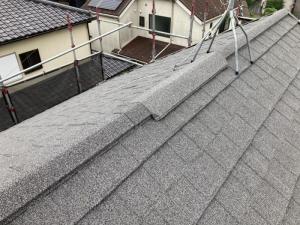 松戸市　I様　屋根カバー工法　傷んだパミールをセネターでカバーし、仕上がり綺麗