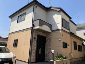 松戸市　Y様邸　外壁・屋根工事　豊富なカラー展開！ジョリパットフレッシュ塗装でシックな仕上がりに