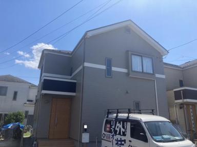 松戸市 D様 外壁工事 水性で安全。耐久性も高いシリコン塗料で外壁をメンテナンス☆
