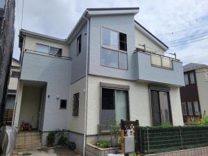 松戸市 A様　外壁・屋根カバー工事　高耐候で爽やかな雰囲気のお家に変身！