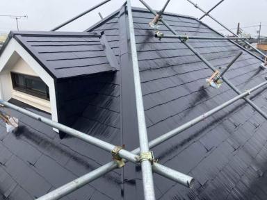 松戸市○○様邸にて、屋根塗装工事☆