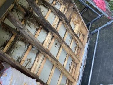 屋根下地補修工事