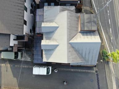 屋根ドローン調査