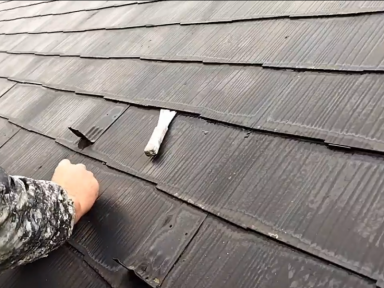 屋根縁切り工事