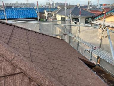 松戸市○○様邸にて、屋根カバー工事☆