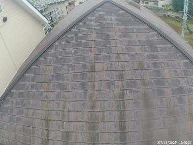屋根の劣化の写真