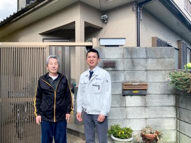 担当の方がこまめに足を運んでくださり、人柄の良さで決めました