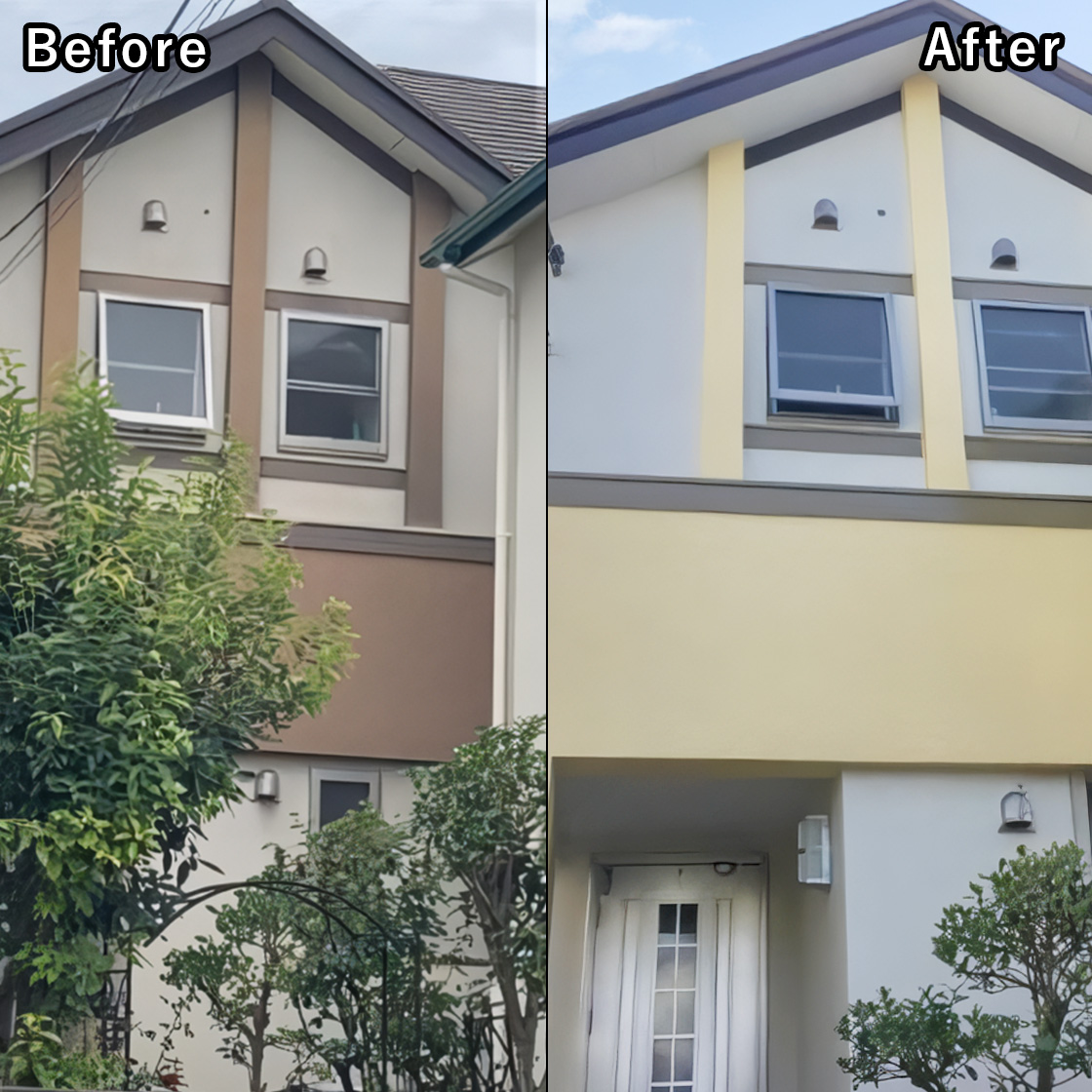 施工事例2のビフォーアフター